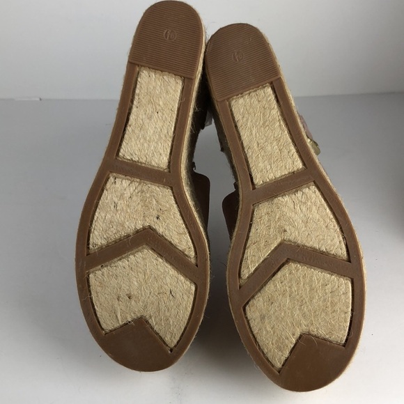 NEW Marc Fisher Adalyn 5 Espadrille Peep Toe Wedges - Picture 10 of 12